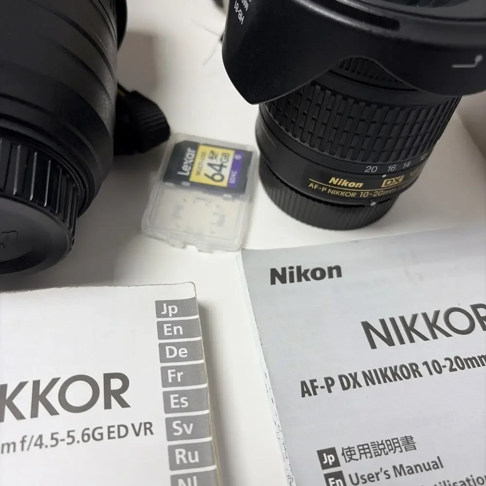 Nikon D5300 24.2 MP Digital SLR Camera - Black 3 Lens (18-55mm, 55-300mm,10-20mm